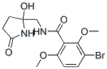 CAS#: 125558-31-8， 3-Bromo-N-[(2-Hydroxy-5-Oxopyrrolidin-2-Yl)Methyl]-2,6-Dimethoxybenzamide