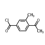 CAS#: 125564-46-7， 4-Acetyl-3-Methylbenzoyl Chloride