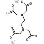 结构式 CAS# 12558-49-5, 铋(3+)钠2,2',2'',2'''-(1,2-乙二基二次氮基)四乙酸酯(1:1:1)