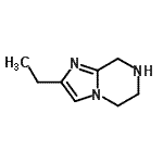 CAS#: 126052-32-2， 2-Ethyl-5,6,7,8-Tetrahydroimidazo[1,2-a]Pyrazine