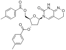 CAS#: 126128-41-4， 6-[2-Deoxy-3,5-Bis-O-(4-Methylbenzoyl)-B-D-Erythro-Pentofuranosyl]-4,6-Dihydro-1H-Pyrimido[4,5-c][1,2]Oxazin-7(3H)-One