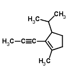 CAS#: 126133-03-7， 3-Isopropyl-1-Methyl-2-(1-Propyn-1-Yl)Cyclopentene