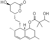CAS#: 126313-98-2， (7S,8S,8aR)-8-{2-[(2R,4R)-4-Hydroxy-6-Oxotetrahydro-2H-Pyran-2-Yl]Ethyl}-3,7-Dimethyl-1,2,3,7,8,8A-Hexahydro-1-Naphthalenyl 3-Hydroxy-2,2-Dimethylbutanoate