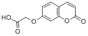 structure of CAS# 126424-85-9, 2-[(2-Oxo-2H-1-Benzopyran-7-Yl)Oxy]-Acetic Acid