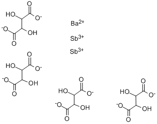 CAS#: 12655-04-8， Barium Antimony Tartrate