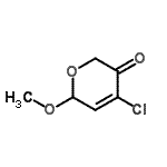 CAS#: 126641-76-7， 4-Chloro-6-Methoxy-2H-Pyran-3(6H)-One