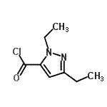 CAS#: 126674-97-3， 1,3-Diethyl-1H-Pyrazole-5-Carbonyl Chloride