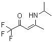 structure of CAS# 127223-95-4, (3Z)-1,1,1-Trifluoro-4-(Isopropylamino)-3-Penten-2-One;(Z)-1,1,1-trifluoro-4-(isopropylamino)pent-3-en-2-one;1,1,1-Trifluoro-4-(isopropylamino)pent-3-(z)-ene-2-one;1,1,1-Trifluoro-4-isopropylaminopent-3-en-2-one