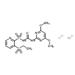 CAS#: 12770-50-2， N-[[(4,6-Dimethoxy-2-Pyrimidinyl)Amino]Carbonyl]-3-(Ethylsulfonyl)-2-Pyridinesulfonamide Aluminum Beryllium Salt (1:1:1)