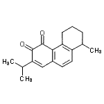 CAS#: 127791-76-8， 2-Isopropyl-8-Methyl-5,6,7,8-Tetrahydro-3,4-Phenanthrenedione
