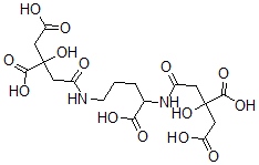 CAS#: 127902-98-1， N(2),N(5)-Di-(1-oxo-3-hydroxy-3,4-dicarboxylbutyl)ornithine