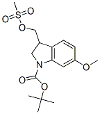 CAS#: 127943-74-2， (+/-)-2,3-Dihydro-6-Methoxy-3-(((Methylsulfonyl)Oxy)Methyl)-1H-Indole-1-Carboxylic Acid 1,1-Dimethylethyl Ester