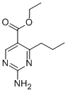 结构式 CAS# 127957-83-9, 2-氨基-4-丙基-5-嘧啶羧酸乙酯