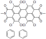CAS#: 128044-85-9， Benzene-1,2,5,6,7,8,11,12-Octachloro-N,N'-Dimethylperylene-3,4-9,10-Bis(Dicarboximide)