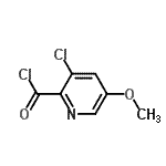 CAS#: 128073-10-9， 3-Chloro-5-Methoxy-2-Pyridinecarbonyl Chloride