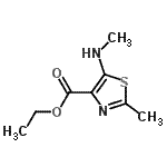CAS#: 128242-99-9， Ethyl 2-Methyl-5-(Methylamino)-1,3-Thiazole-4-Carboxylate