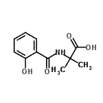 CAS#: 128396-72-5， N-(2-Hydroxybenzoyl)-2-Methylalanine