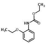 结构式 CAS# 128643-12-9, 乙基(2-乙氧基苯基)氨基甲酸酯
