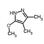 CAS#: 128792-65-4， 3-Methoxy-4,5-Dimethyl-2H-Pyrazole