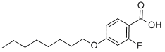 CAS#: 128895-76-1， 2-Fluoro-4-(Octyloxy)-Benzoic Acid