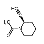 CAS#: 128960-03-2， 1-[(2R)-2-Ethynyl-1-Piperidinyl]Ethanone