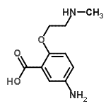 CAS#: 129018-80-0， 5-Amino-2-[2-(Methylamino)Ethoxy]Benzoic Acid
