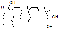 CAS#: 129058-59-9， (2R,4aS,6aR,6aS,6bR,8aR,10R,11R,12aR)-10,11-Dihydroxy-1,2,6a,6b,9,9,12a-Heptamethyl-3,4,5,6,6a,7,8,8a,10,11,12,13-Dodecahydro-2H-Picene-4alpha-Carboxylic Acid