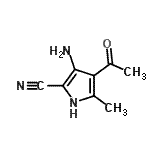 CAS#: 129305-87-9， 4-Acetyl-3-Amino-5-Methyl-1H-Pyrrole-2-Carbonitrile