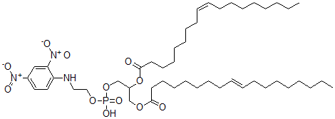 CAS#: 129509-47-3， [1-[2-[(2,4-Dinitrophenyl)Amino]Ethoxy-Hydroxyphosphoryl]Oxy-3-[(E)-Octadec-9-Enoyl]Oxypropan-2-Yl] (Z)-Octadec-9-Enoate