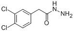 structure of CAS# 129564-33-6, 3,4-Dichloro-Benzeneacetic Acid Hydrazide;2-(3,4-DICHLOROPHENYL)ETHANOHYDRAZIDE