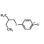CAS#: 129598-86-3， 4-[(2-Methylbutyl)Sulfanyl]Pyridine 1-Oxide
