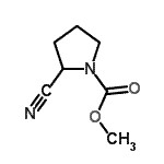 CAS#: 130147-41-0， Methyl 2-Cyano-1-Pyrrolidinecarboxylate
