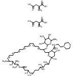 CAS#: 130176-10-2， L-Aspartic Acid - 33-[(3-Amino-3,6-Dideoxyhexopyranosyl)Oxy]-1,3,5,6,9,11,17,37-Octahydroxy-15,16,18-Trimethyl-N-[2-(4-Morpholinyl)Ethyl]-13-Oxo-14,39-Dioxabicyclo[33.3.1]Nonatriaconta-19,21,23,25,27, 29,31-Heptaene-36-Carboxamide (2:1)