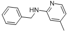 structure of CAS# 13021-71-1, 2-(Benzylamino)-4-Picoline;4-Methyl-N-(Phenylmethyl)-2-Pyridinamine;Benzyl-(4-Methyl-2-Pyridyl)Amine;2-Pyridinamine, 4-Methyl-N-(Phenylmethyl)-