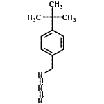 structure of CAS# 130231-58-2, 1-(Azidomethyl)-4-(2-Methyl-2-Propanyl)Benzene;1-(Azidomethyl)-4-(tert-butyl)benzene;4-(tert-Butyl)benzyl azide;4-(tert-Butyl)benzyl azide 97%