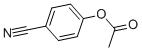 structure of CAS# 13031-41-9, 4-Cyanophenyl Acetate;Acetic Acid (4-Cyanophenyl) Ester;(4-Cyanophenyl) Ethanoate;4-(Acetyloxy)Benzonitrile