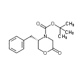 structure of CAS# 130317-10-1, 2-Methyl-2-Propanyl (5S)-5-Benzyl-2-Oxo-4-Morpholinecarboxylate;(S)-(-)-N-Boc-5-benzyl-2-oxomorpholine;tert-Butyl (S)-(−)-5-benzyl-2-oxo-4-morpholinecarboxylate;479926_ALDRICH