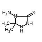 CAS#: 130413-23-9， 4-Amino-5,5-Dimethyl-1,2,4-Triazolidine-3-Thione