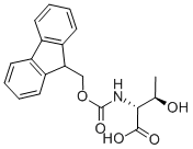 结构式 CAS# 130674-54-3, N-[(9H-芴-9-基甲氧基)羰基]-D-别苏氨酸