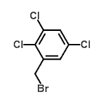 结构式 CAS# 130800-83-8, 1-(溴甲基)-2,3,5-三氯苯
