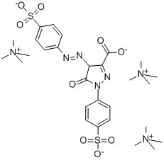 CAS#: 131013-81-5， Acid yellow 23, tetramethylammonium salt