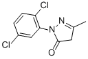 structure of CAS# 13102-34-6, 1-(2',5'-Dichlorophenyl)-3-Methyl-5-Pyrazolone;2-(2,5-Dichlorophenyl)-2,4-Dihydro-5-Methyl-3H-Pyrazol-3-One;2-(2,5-Dichloro-Phenyl)-5-Methyl-2,4-Dihydro-Pyrazol-3-One;Bas 00004337