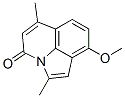 CAS#: 131195-83-0， 2,6-Dimethyl-9-Methoxy-4H-Pyrrolo(3,2,1-ij)Quinolin-4-One