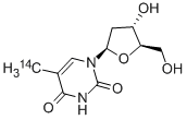 CAS#: 13123-07-4， Thymidine-alpha-14C