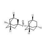 structure of CAS# 131266-79-0, Di-(3S,5S,7S)-Adamantan-1-Ylphosphine Oxide;DI-1-ADAMANTYLPHOSPHINEOXIDE