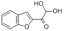 structure of CAS# 131922-15-1, 1-(2-Benzofuranyl)-2,2-Dihydroxy-Ethanone;2-BENZOFURANYLGLYOXAL HYDRATE, 95+%;Benzofuran-2-Ylglyoxal Hydrate 95%;Benzofuran-2-Ylglyoxal Hydrate