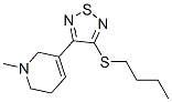 CAS#: 131987-16-1， 3-(4-Butylsulfanyl-1,2,5-Thiadiazol-3-Yl)-1-Methyl-5,6-Dihydro-2H-Pyridine