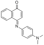 structure of CAS# 132-31-0, 4-[[4-(Dimethylamino)Phenyl]Imino]-1(4H)-Naphthalenone;4-(4-Dimethylaminophenyl)Imino-1-Naphthalenone;Nsc 132125;Indophenol Blue,Ci 49700
