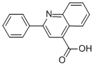 structure of CAS# 132-60-5, 2-Phenyl-4-Quinolinecarboxylic Acid;2-Phenyl-4-Quinolinecarboxylic Acid;2-Phenylcinchoninic Acid;Ncgc00021229-04