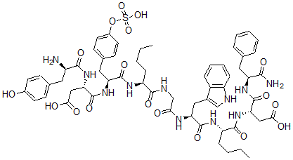 CAS#: 132032-04-3， 25-Tyr-28,31-Nle-Cholecystokinin (25-33)